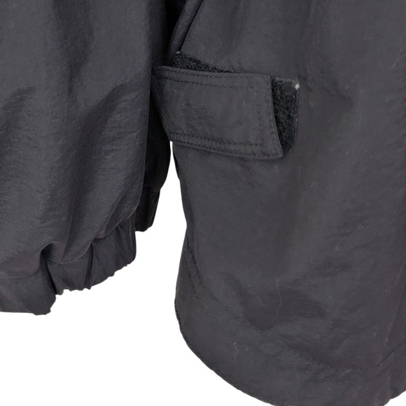 Vtg Disneyland Resort Grumpy Jacket Mens Large 1937 Black Fleece Lined Hooded - Picture 12 of 12